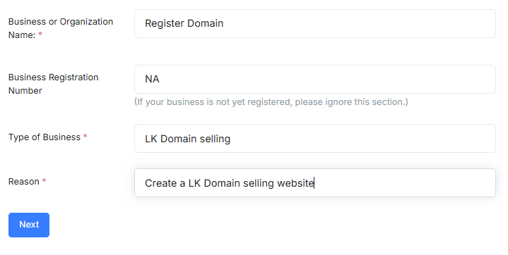 Domain Purchase Options